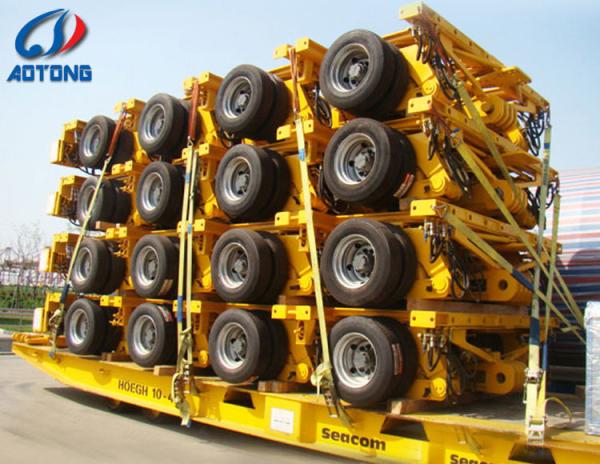 Hydraulic Modular Trailer Manufactured by Ltd for Transporting Heavy Big Equipment