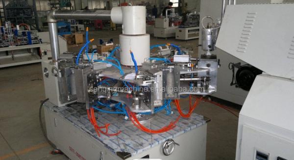 O PVC 4/6/8 molda giratório automático plástico da máquina de molde do sopro da garrafa