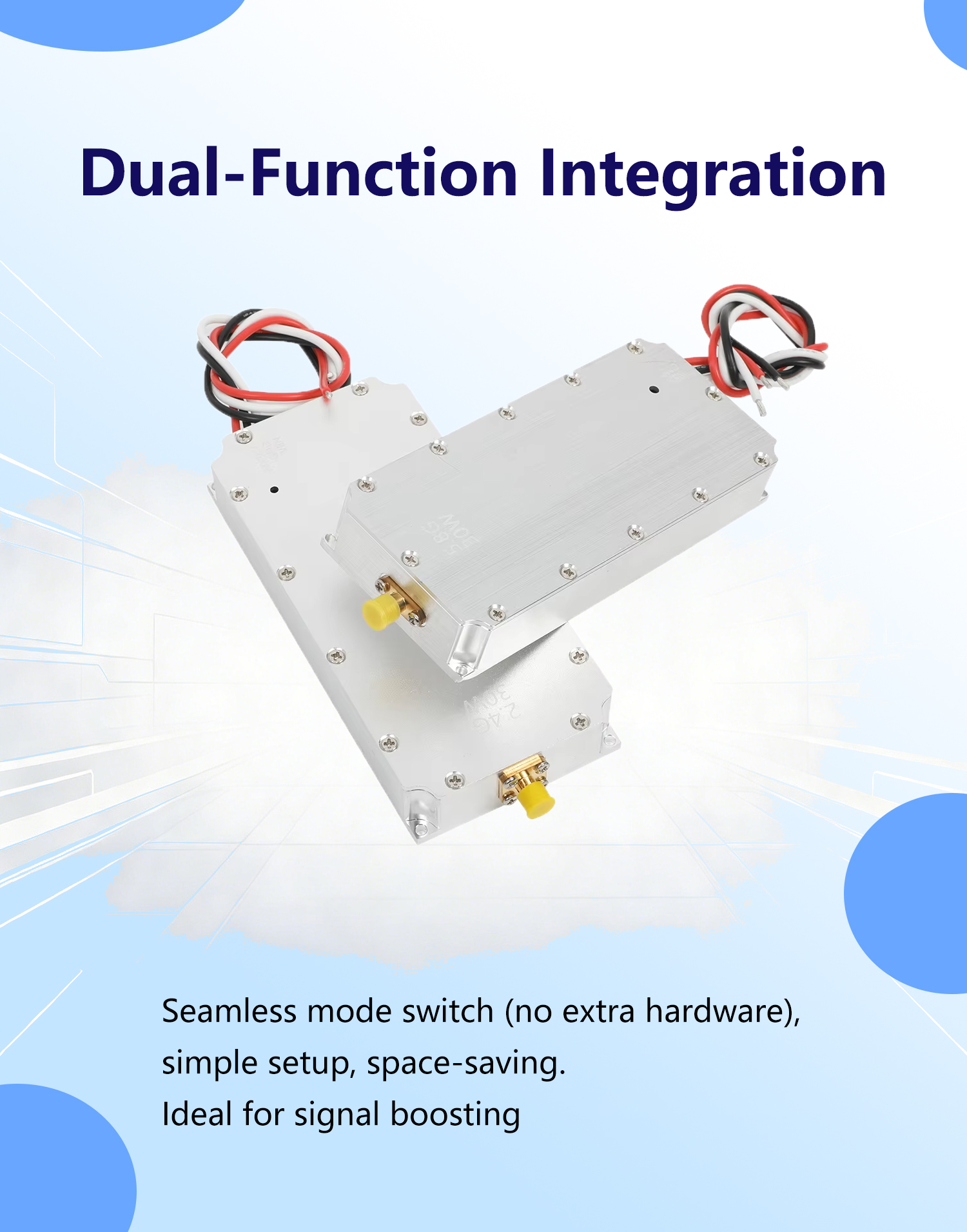 433MHz 100W GaN RF Amplifier Module Drone Counter Module For Fpv Detection
