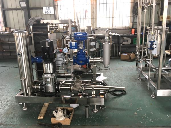 Pineapple Fruit Citrus Juice Sterilizer Tube In Tube Heat Exchange Unit
