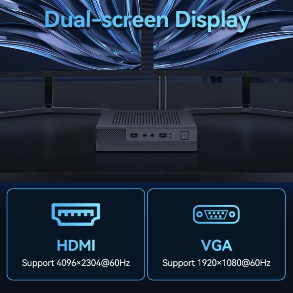 Single LAN DDR4 Mini PC Inte Core I7 1255U And Celeron Series