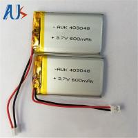 1C Ultra Thin LiPo Battery 3,7V 600mAh 403048 Batterie au lithium polymère