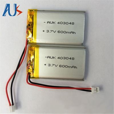 1C Ultra Thin LiPo Battery 3.7V 600mAh 403048 Lithium Polymer Battery