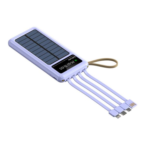 Universal Lithium Ion Solar Power Bank 20000mAh Power Bank With 3A Output Voltage 5V