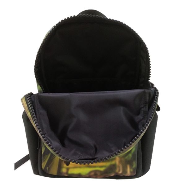 3D animal print pattern 17 inch backpack student personality fashion trend creative backpack