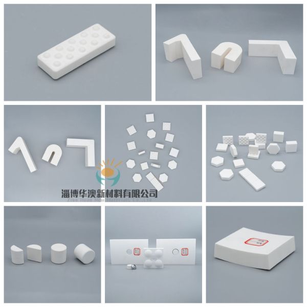 Alumina Content 92% 95% Wear Resistant Ceramic Tile Wear Liners