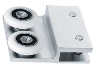 Aluminum Hanging Sliding Door Rollers 22-26mm Wheels Diameter