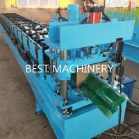 ce en acier de Ridge Cap Roll Forming Machine de toit de tuile de couleur de 0.4mm