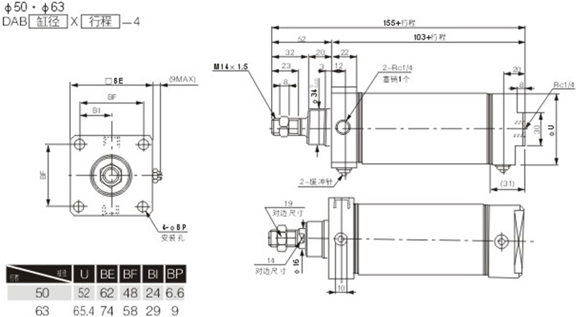 Цилиндр воздуха нержавеющей стали ЛИМАНДЫ тонкий пневматический с крышкой прямоугольности