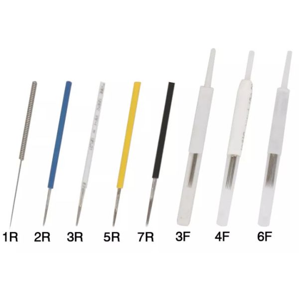 игла Microblading татуировки брови макияжа иглы татуировки 1R 0.35mm