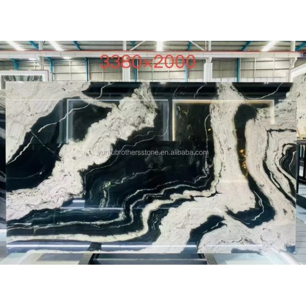 Hotel Polished Black Ink Impression Marble Natural Stone Bathtub for Home Bathroom