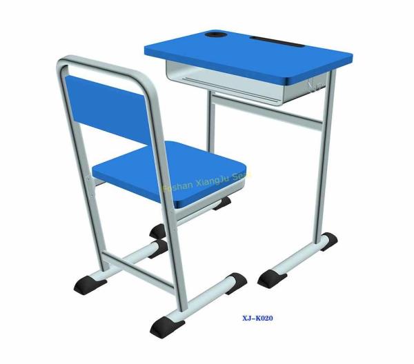 Custom Fixed Height Classroom Student Desk And Chair Set 5 Years Warranty