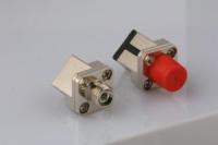 FC/PC-SC/PC Hybrid Bronze Sleeve Square Type Fiber Optic Hybird Adapter