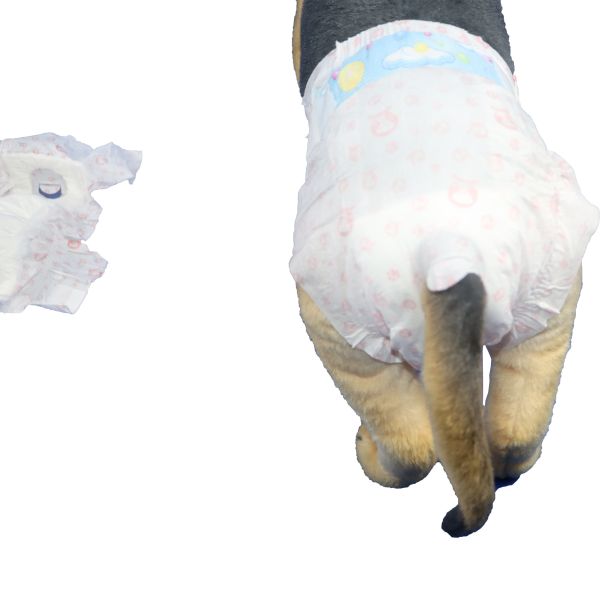 Талии пеленок любимца вещество-поглотителя 100% хлопок пеленка собаки супер устранимой эластичной женская