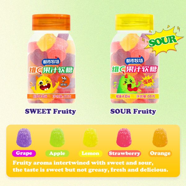 0 Fat Vitamin C Gummy Candy