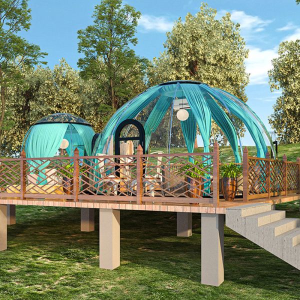 Park rest tent transparent waterproof night stargazing PC material bubble room starry room
