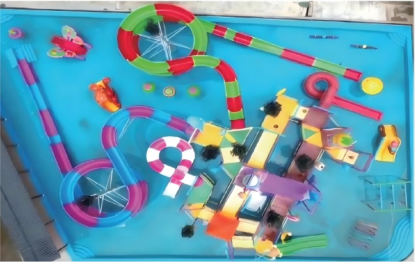 Outdoor Large Interactive Water Park 1000m2