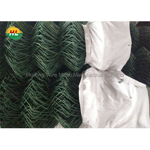 гальванизированное звено цепи 6ft 50*50 x 9 Ga покрытое серым цветом ограждает тяжелое