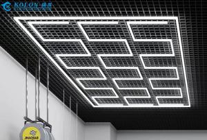 Lâmpada LED de detalhe de teto para exposição comercial de automóveis