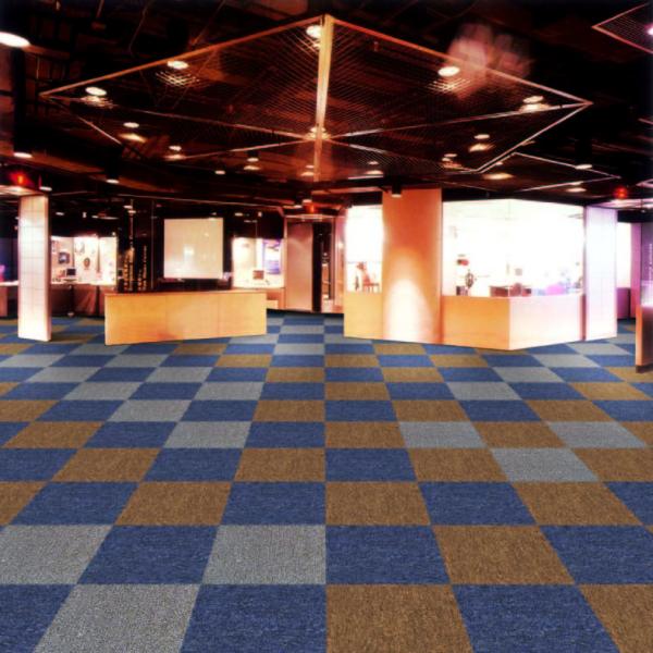 HOT SALE  LOOP PILE  CARPET TILES  FOR COFFEE SHOP 50CMx50CM