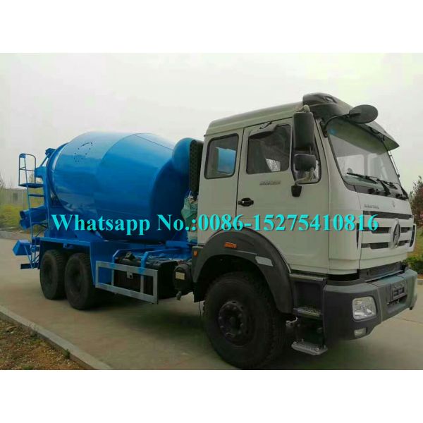 2638 380hp Beiben Mercedes Benz Brand New 6x6 8cbm Concrete Transit Mixer Truck for DR CONGO