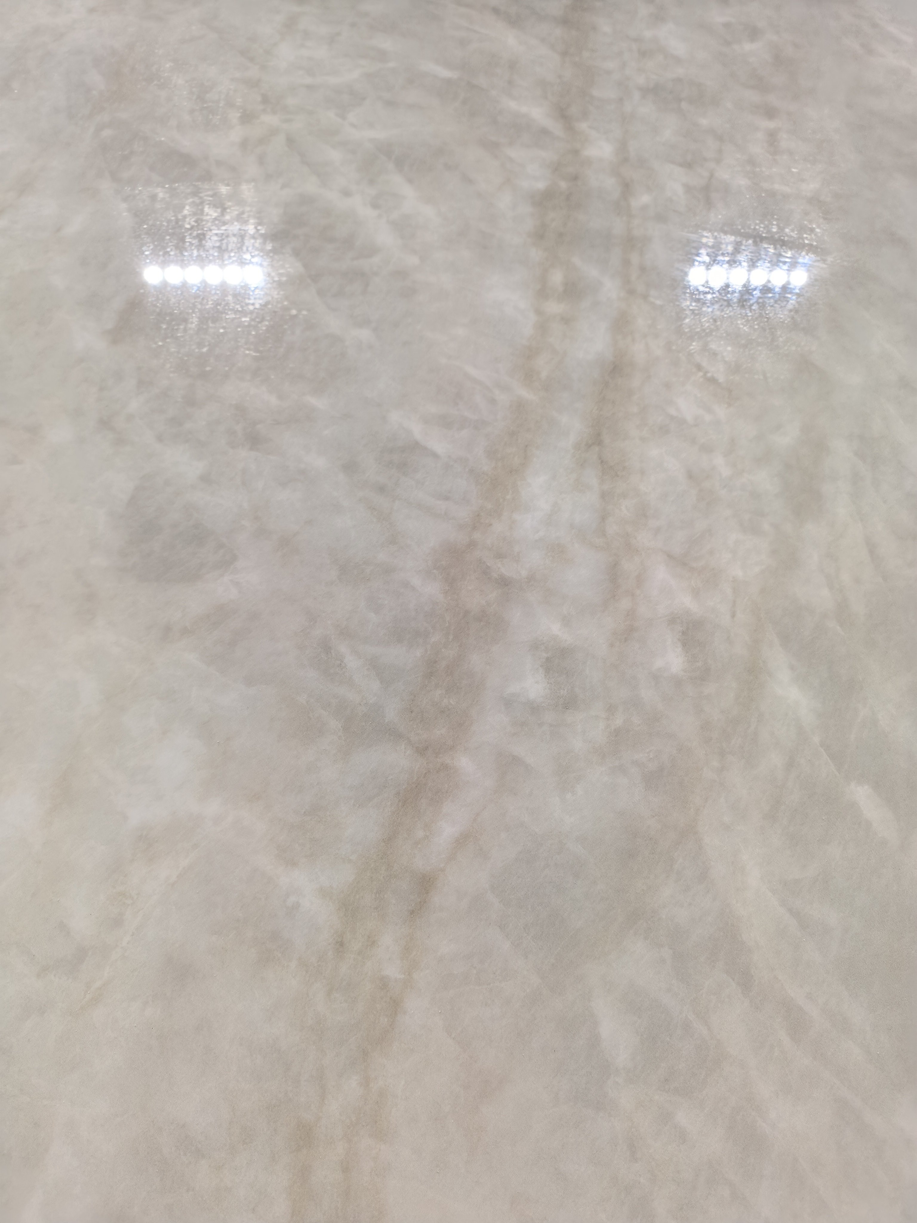 Eco-friendly and Elegant Beige 1600x3200x12mm Polished Sintered Stone Slab AAA Grade for Rebuilding
