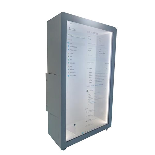 86 inch 3D Holographic display box LCD Transparent Cabinet AI Digital Human all-in-one machine