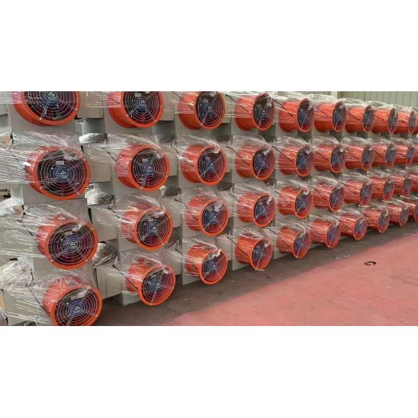 Fábrica Qingzhou Directamente soplador de aire calefacción de escape ventilador máquinas de calefacción Equipo de calefacción para la cría de aves de corral semilla