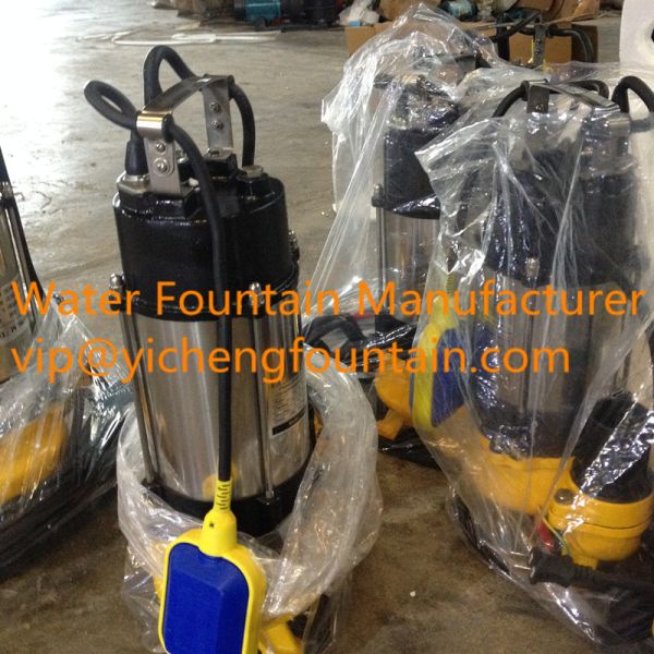 Single Phase Sewage Submersible Pond Pump With Floating Ball 0.18 - 1.1KW