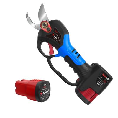 25mm Cordless Electric Garden Pruners 2 Pcs Rechargeable Lithium Battery Backup