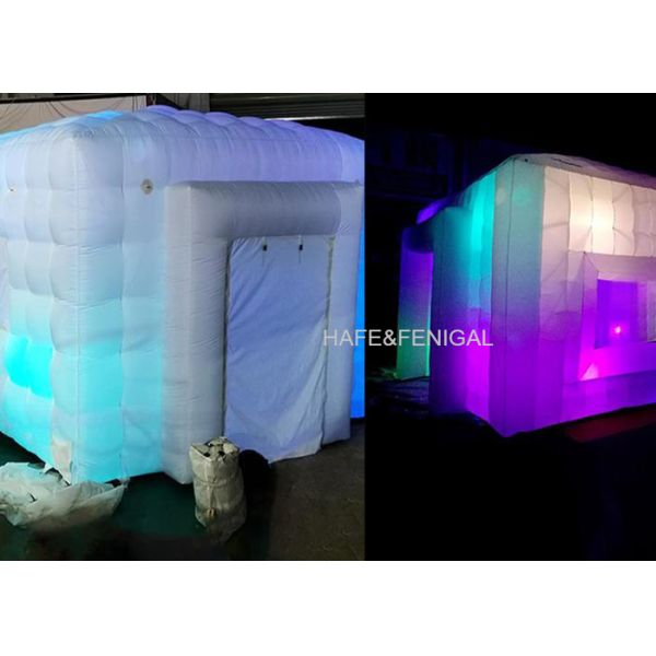 19.6 Feet Inflatable Cube Tent With LED Lights For Party / Event / Exhibition Special