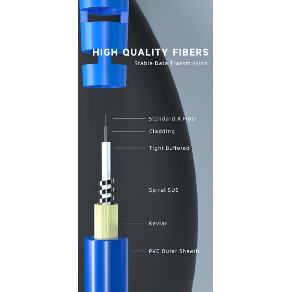 Single Mode ST/UPC-SC/UPC 3.0mm 1Core Fiber Optic Patch Cord for High Durability FTTH