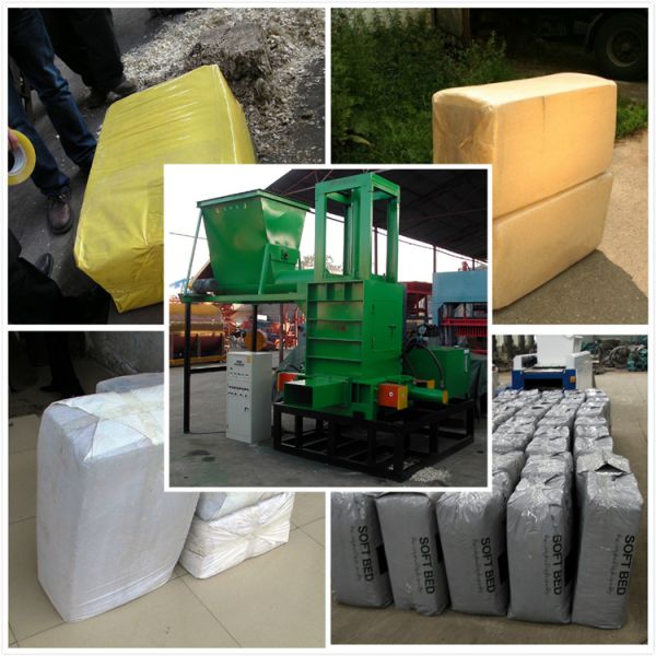 машина упаковки опилк 1500kg