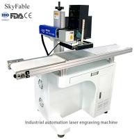 Intelligent Visual Laser Marking Machine With 0.01mm Precision Engraving Customized