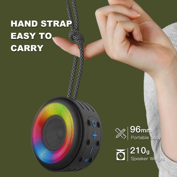 Multifunctional Waterproof Bluetooth Shower Speaker With 3.7V 1500mAh Battery