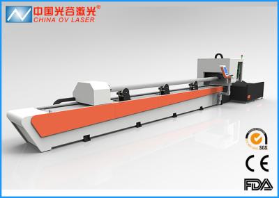 3m 6m Length Metal Tube Laser Cutting Machine Fiber 1KW with CE