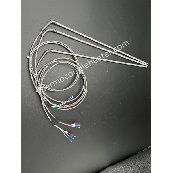 Stainless Steel Sheathed Dia 1.0mm 1.5mm 3.0mm 6.0mm Type K/j/PT100 Probe Type Thermocouple