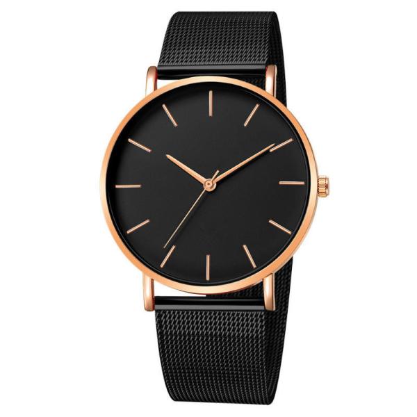 Customization Alloy Analog Quartz Wrist Watch 7mm Case Thickness For Men And Women