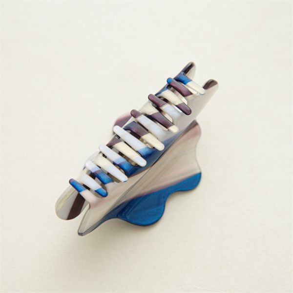 Magic cloud color gradient 8cm large acetic acid hair clip shark hairpin accessories hair catch