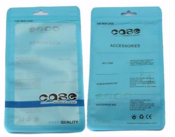 High quality clear plastic k USB cable Aluminum Foil packaging bag/phone case packaging bag
