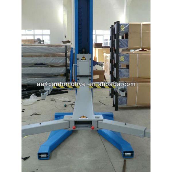 1 post Auto car lift 1.9M lifing height with CE .Single post car lift.