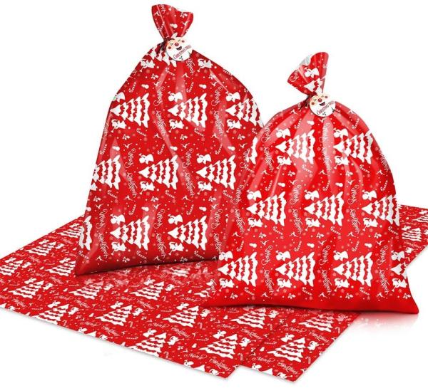 36X44 Plastic Christmas Gift Bags For Festival Packing