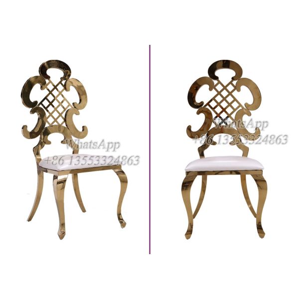 Gold Stainless Steel Wedding Chair Gold Stainless Steel Wedding Chairs For Sale WIth Furniture Exporter (YS-80)