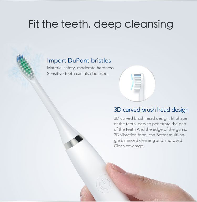 IPX4 ISO9001 2 в 1 зубной щетке Flosser зубной щетки и воды звуковой с Flosser
