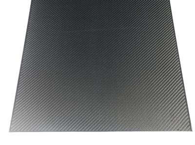Resistência de corrosão de alta elasticidade da folha 3K da fibra do carbono da força 1mm