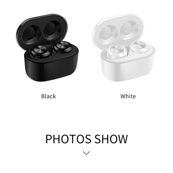 True Stereo New Wireless Earbuds 3D Stereo Sound Ergonomic Design