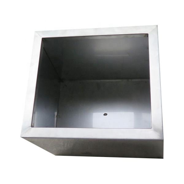 Square Thickness 5mm SS304 Garden Metal Flower Pots
