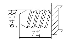 Injection Molding PBT Spark Plug Resistor For Car Ignition System , Stable Performance