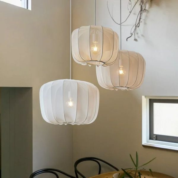 Nordic Designer Fabric Art Chandeliers Home Decor Retro Pendant Lamp (WH-VP-321)