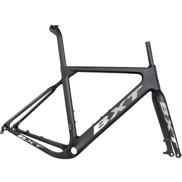 T1000 Carbon Fibre Gravel Bike Frame Carbon Fiber Road Bicycle Frameset 700C